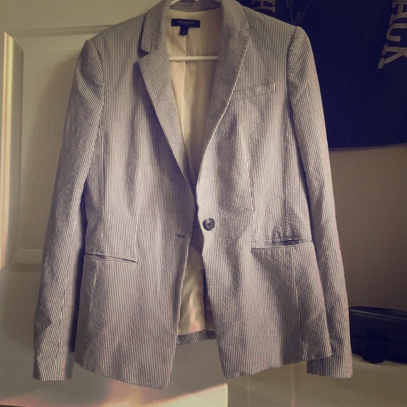 Ann Taylor Jackets & Blazers - Ann Taylor striped blazer